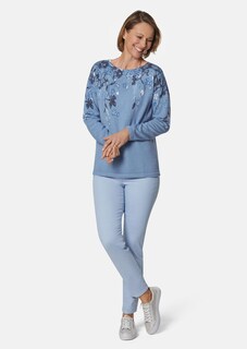 Leichter Druckpullover mit femininen Ausschnitt thumbnail 2