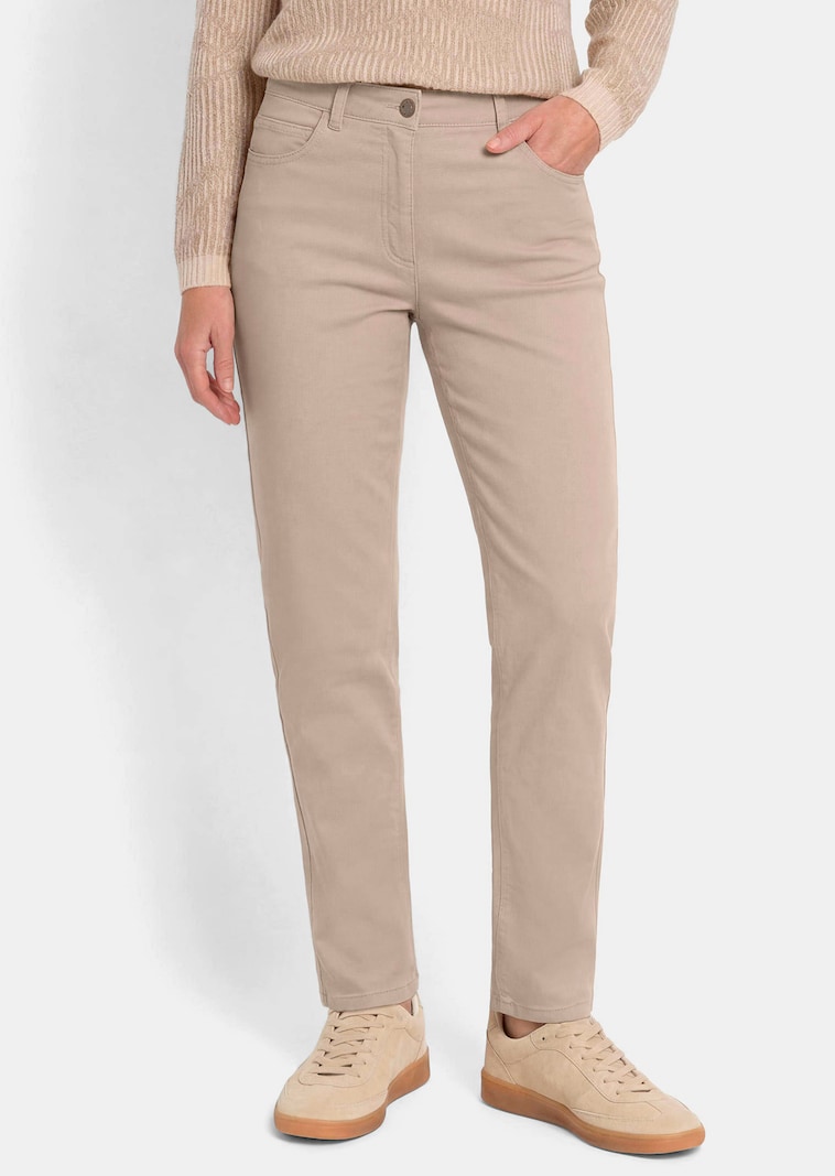 Jean mom SARA en coton stretch