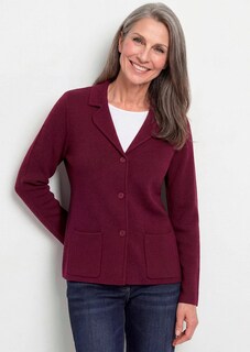 Blazer en tricot avec poches plaquées thumbnail 1