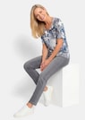 Shirt van viscose met vrouwelijke paisleyprint thumbnail 4