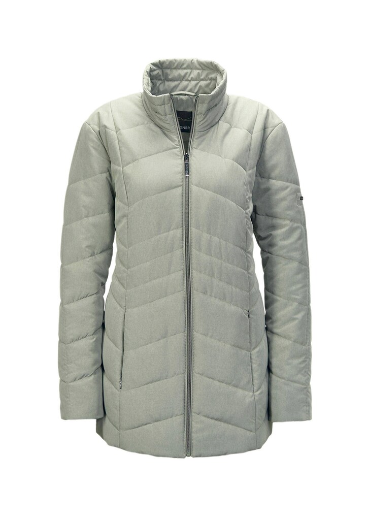 Warme Steppjacke in Jeansoptik