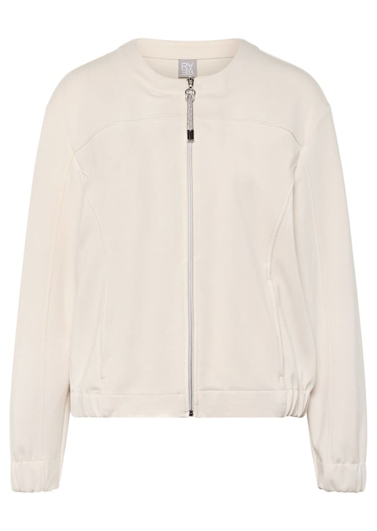 Blouson en jersey avec fermeture zippée