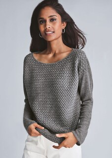 Oversize-Pullover mit Flechtmuster thumbnail 7