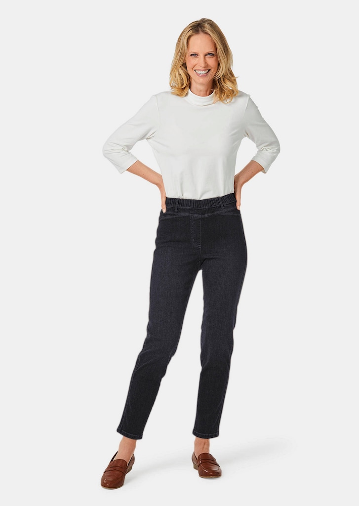 Super elastische Jeans LOUISA mit figurstreckenden Nähten