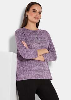 Funktionsshirt mit Motivdruck und Glitzersteinen thumbnail 3