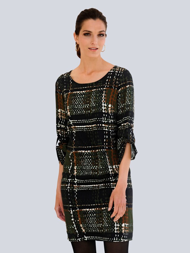 Kleid allover im neu designtem Karomuster 3