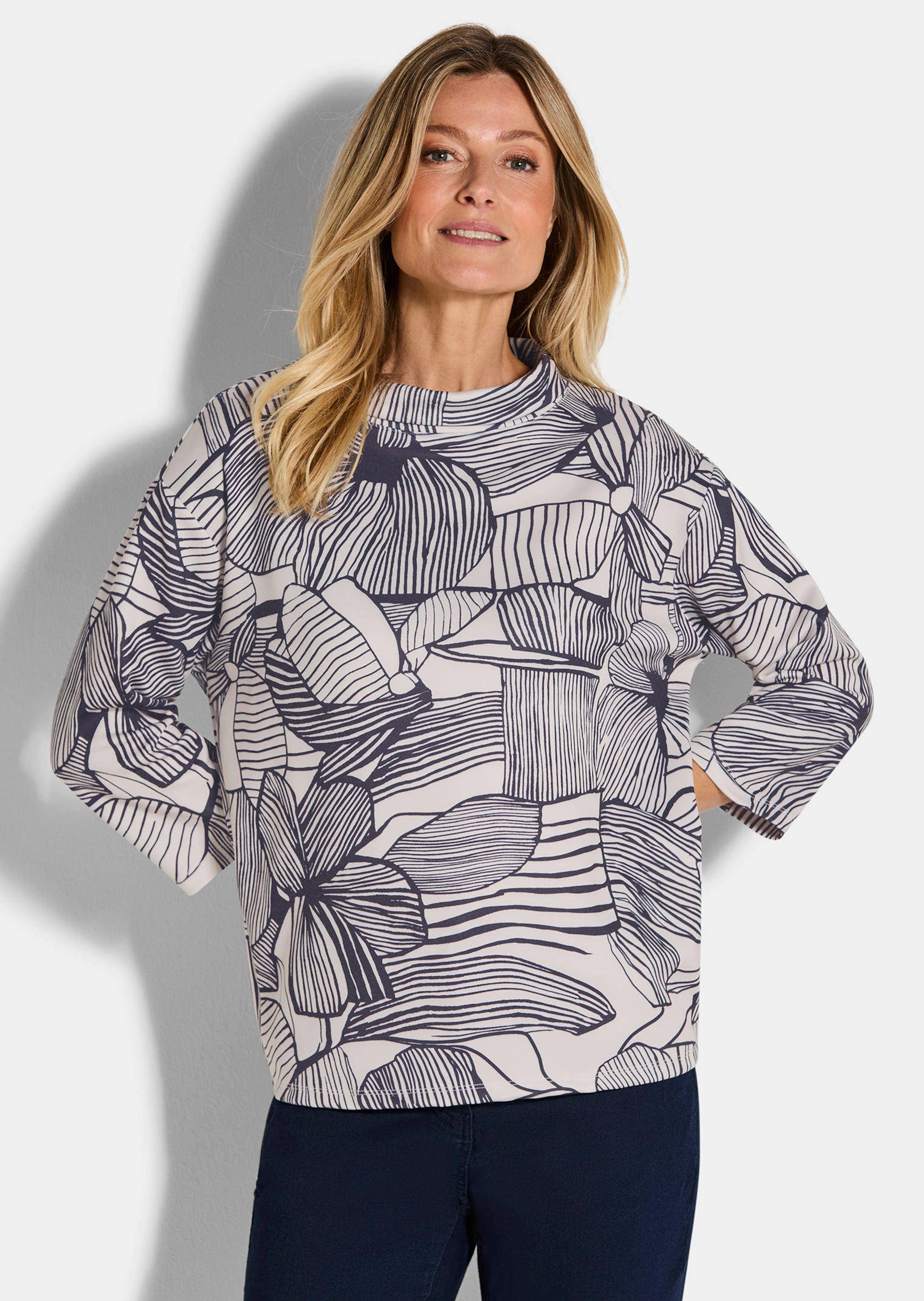 Sweat-shirt à col montant