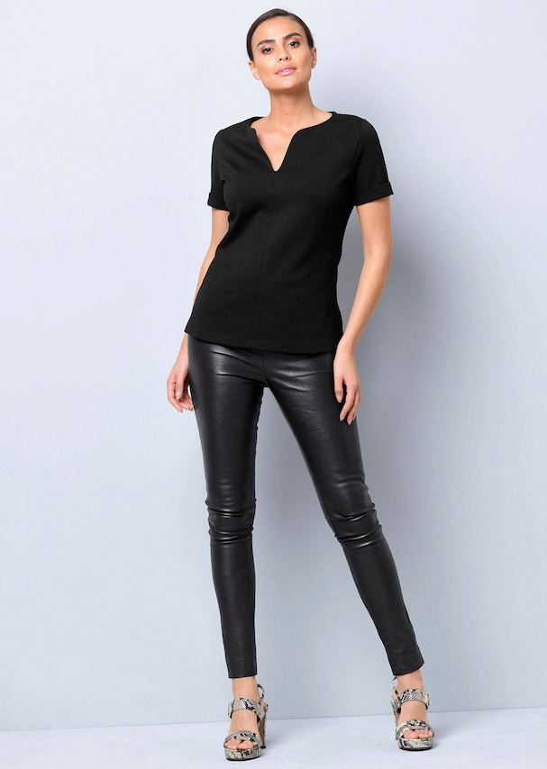 Shirt mit fixiertem Ärmelaufschlag 1