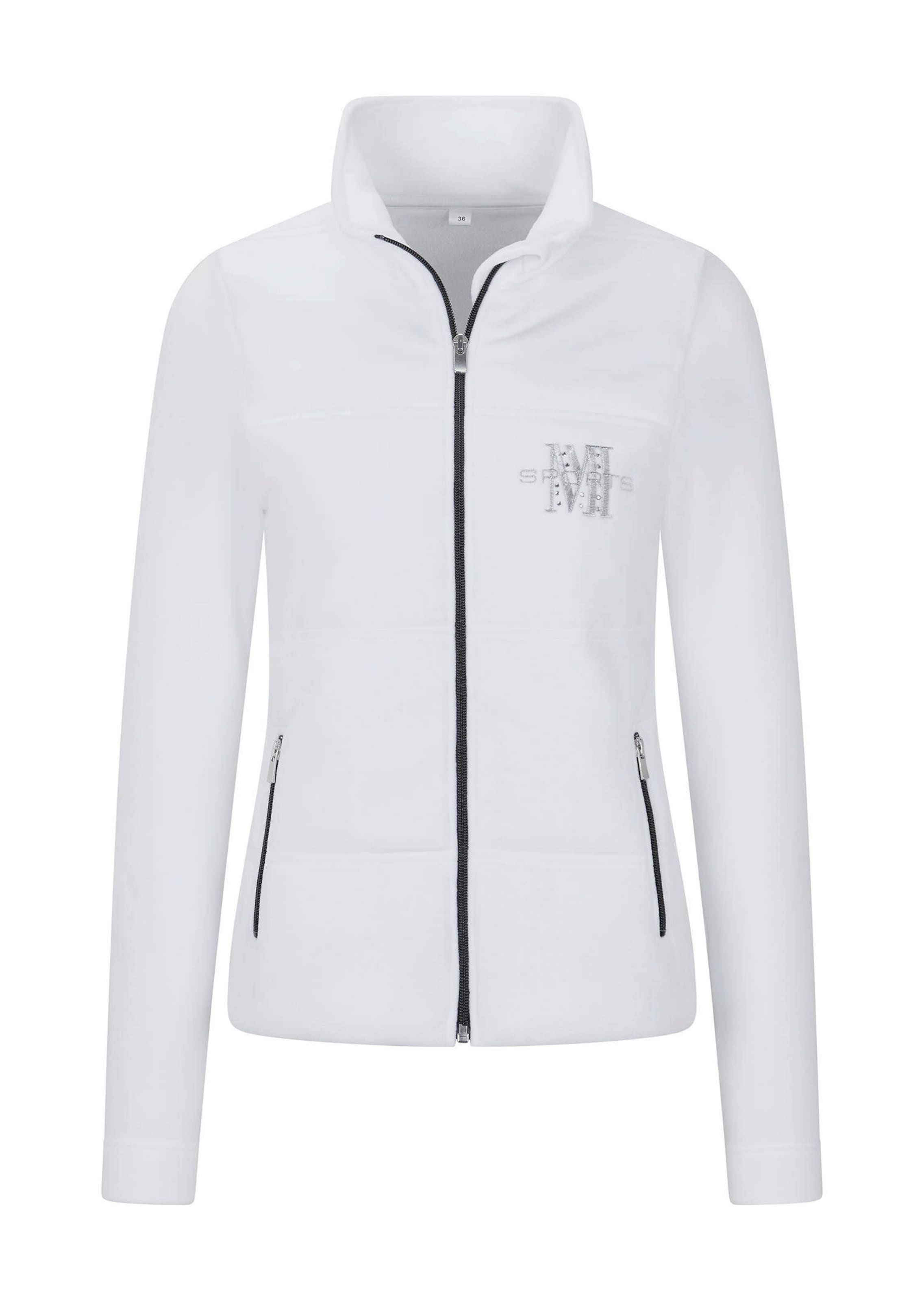 Fleecejacke mit Steppnähten