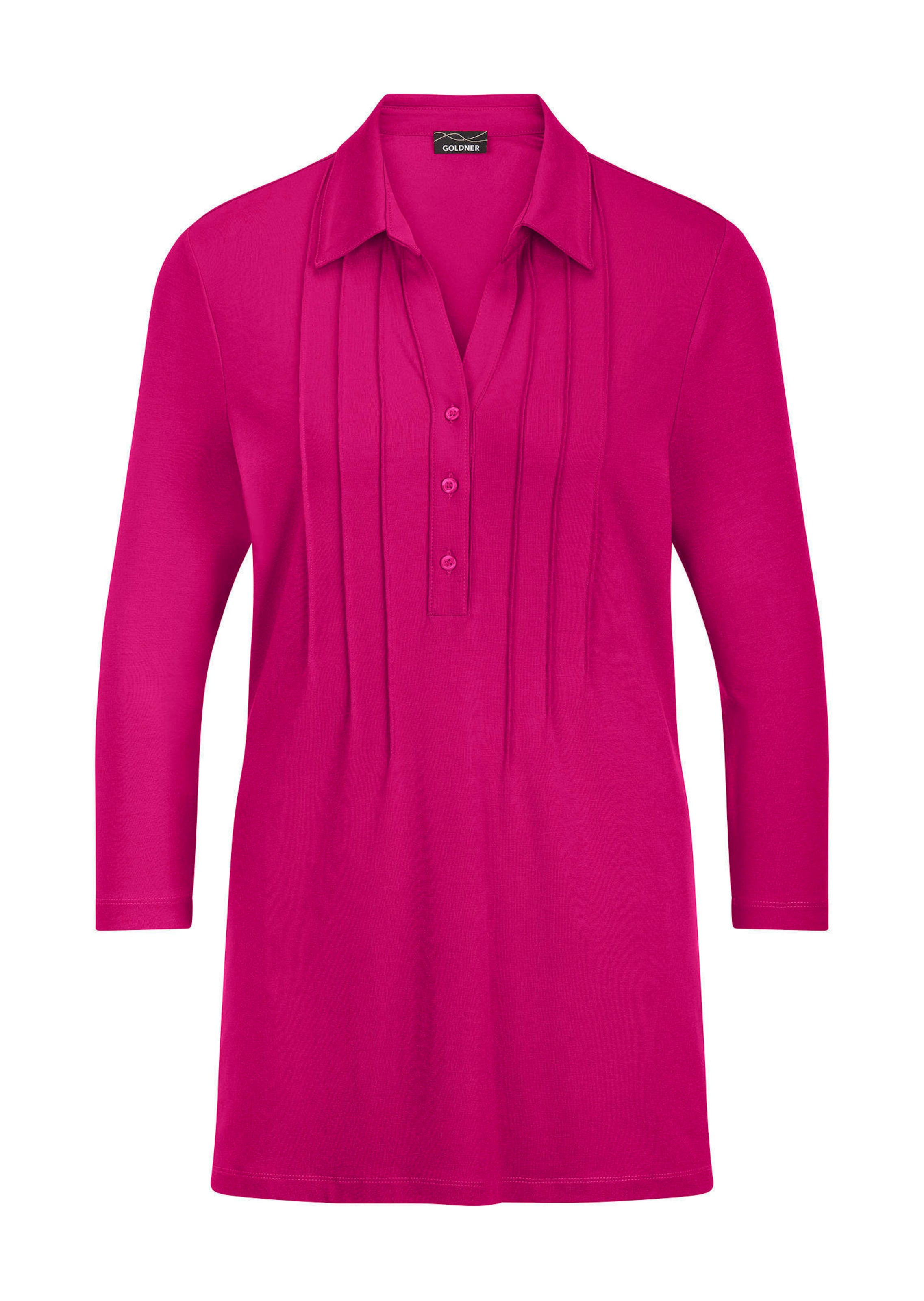 Tunikashirt aus Jersey mit Biesen