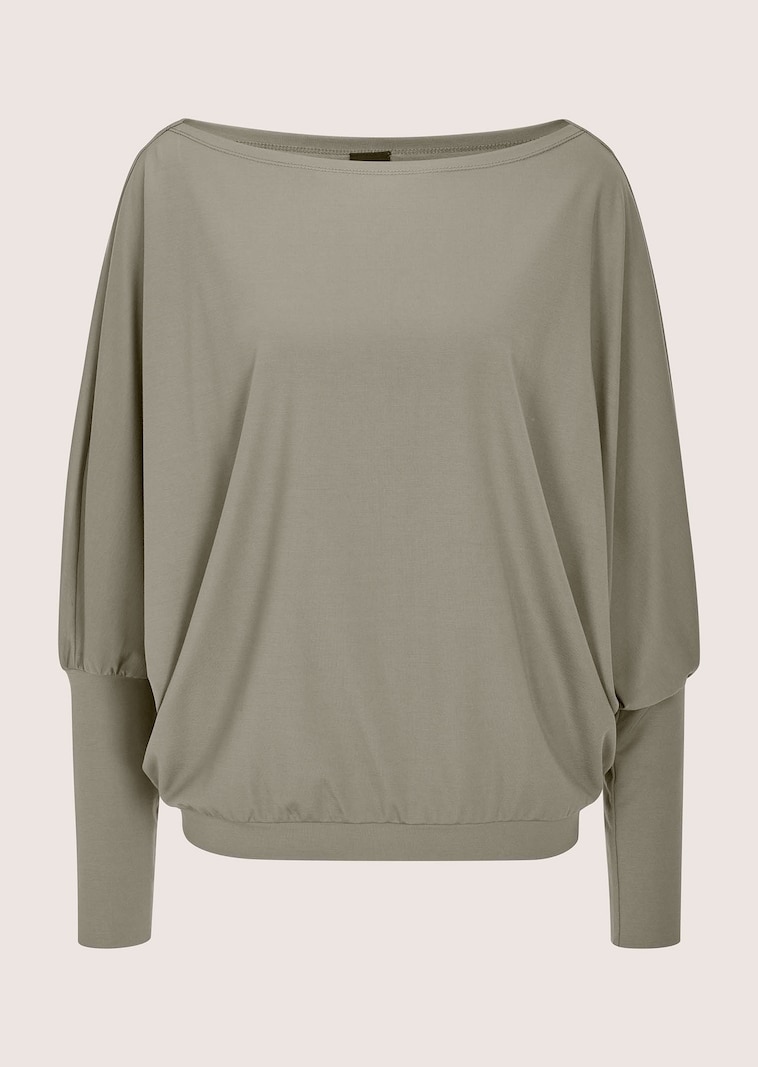 Lässiges Freizeitshirt mit Fledermausärmeln