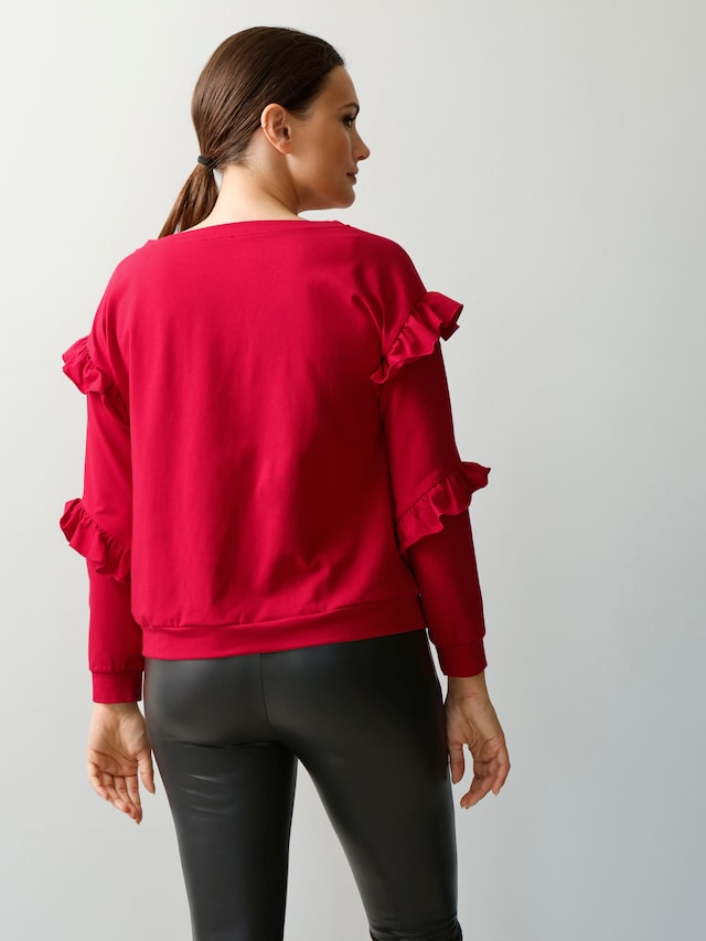 Sweatshirt mit Rüschen 2