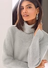 Schimmernder Pullover mit Polo-Kragen thumbnail 7
