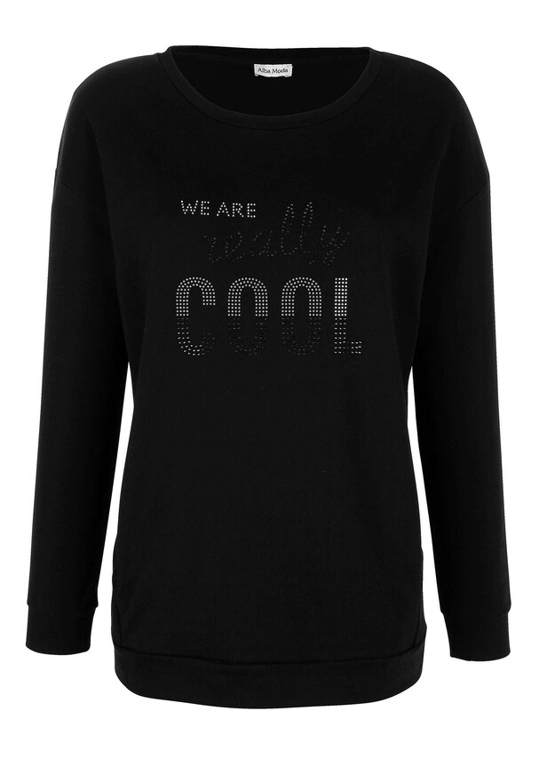 Shirt mit Steinchenzier im Vorderteil 2