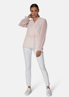 Polka dot blouse with frills thumbnail 2