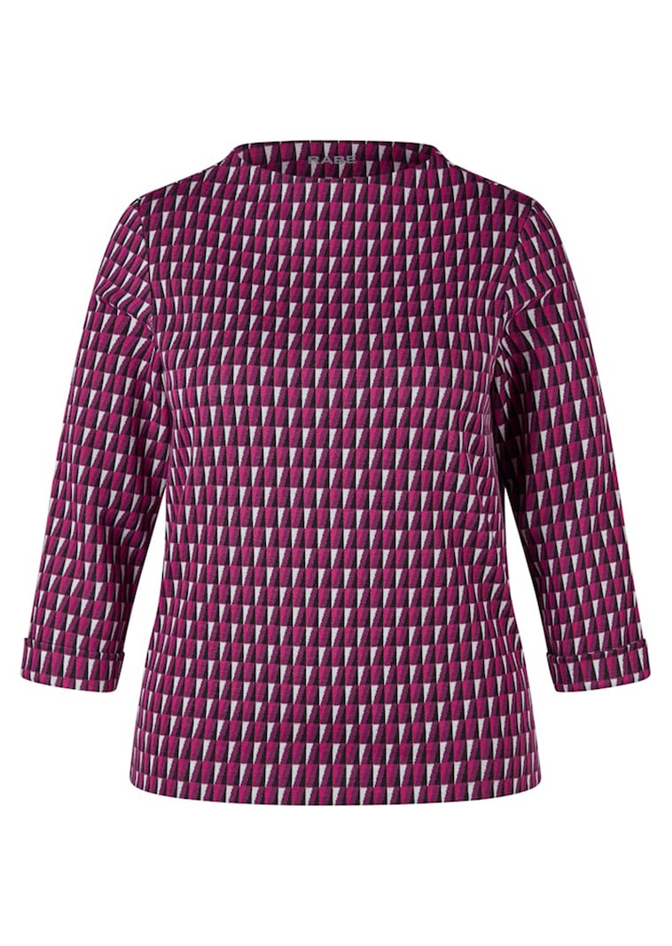 T-shirt douillet en jacquard