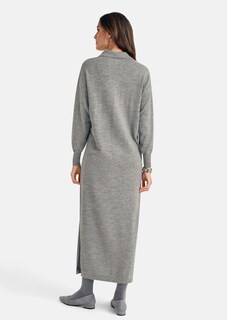 Polokleid aus softem Feinstrick in modischer Midi-Länge thumbnail 3