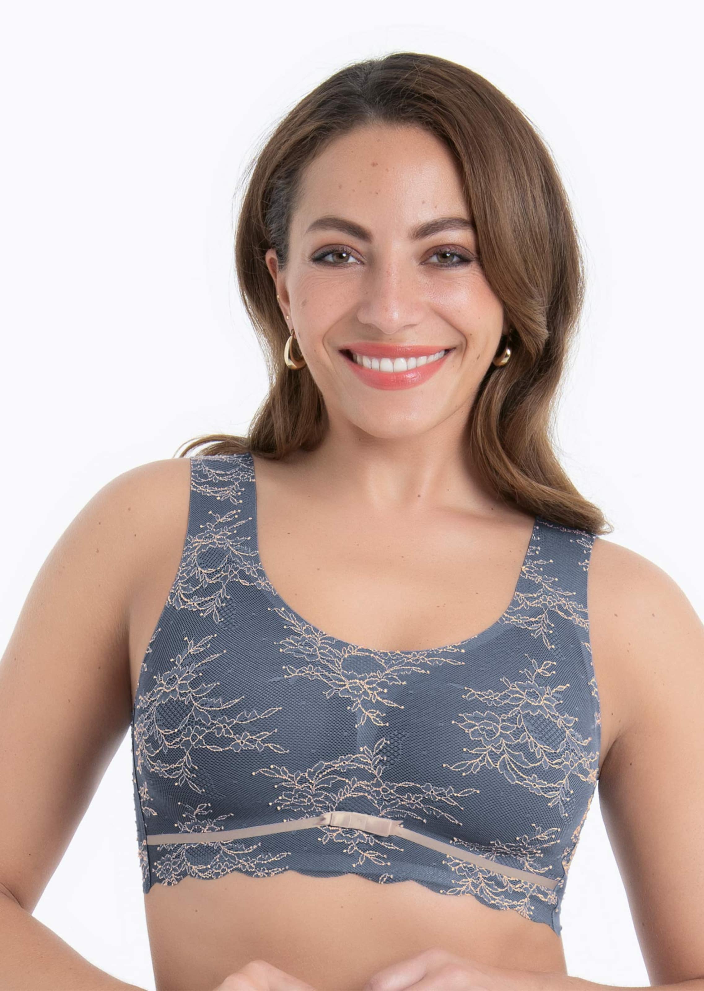 Bustier aus floraler Spitze