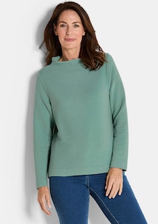 Sweat-shirt en maille ottoman- avec col roulé thumbnail 7