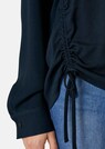 Bluse mit Stehkragen und Raffdetail thumbnail 5