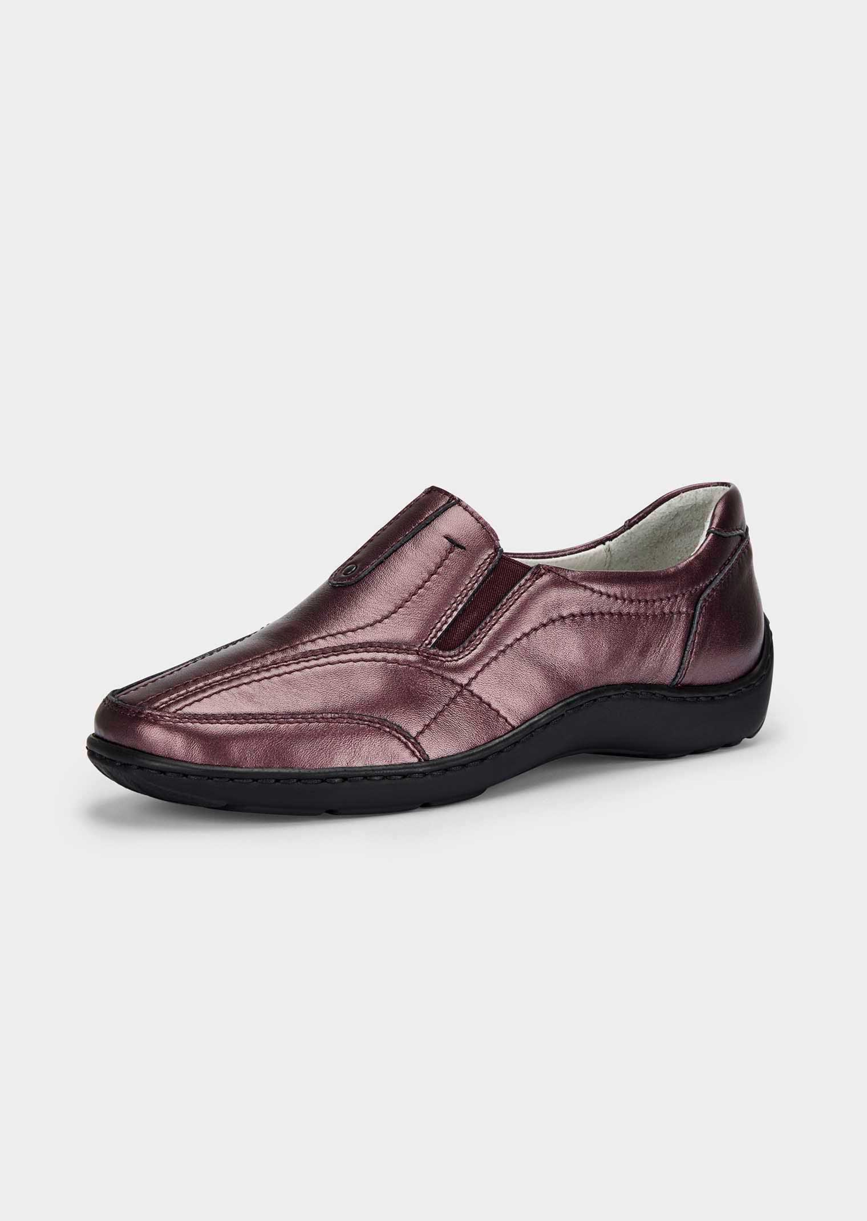 Élégants mocassins en cuir souple