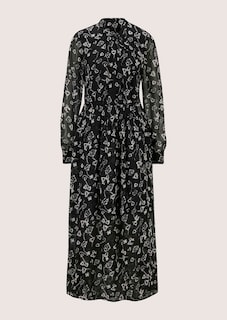 Langes Kleid in Wickeloptik thumbnail 6