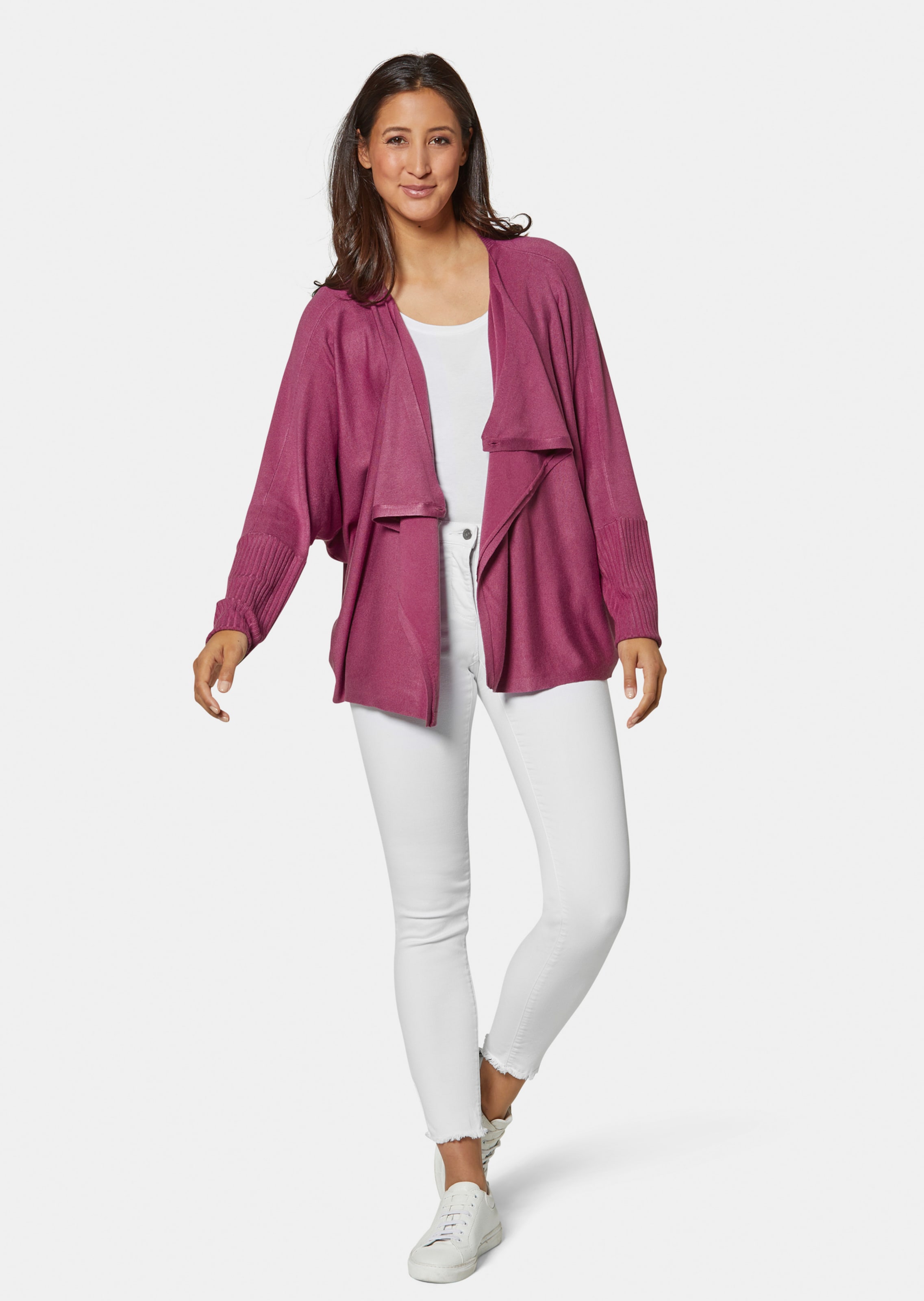 TwoinOneStrick aus Jacke und Pullover in erika MADELEINE Mode