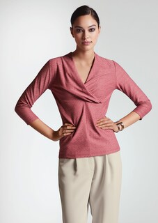 Shirt mit 3/4-Ärmeln und modischer Raffung thumbnail 7