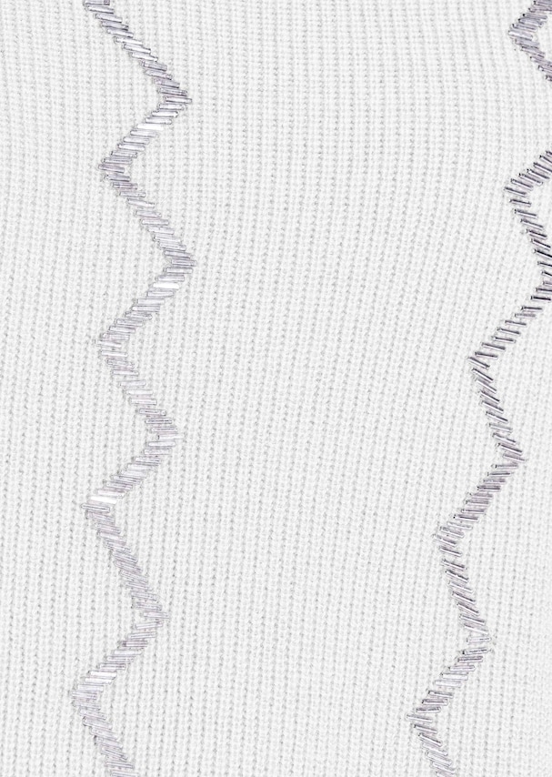 Oversize-Pullover mit aufwändiger Dekoration 4