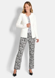Elegante Jerseyjacke aus Baumwolle thumbnail 2
