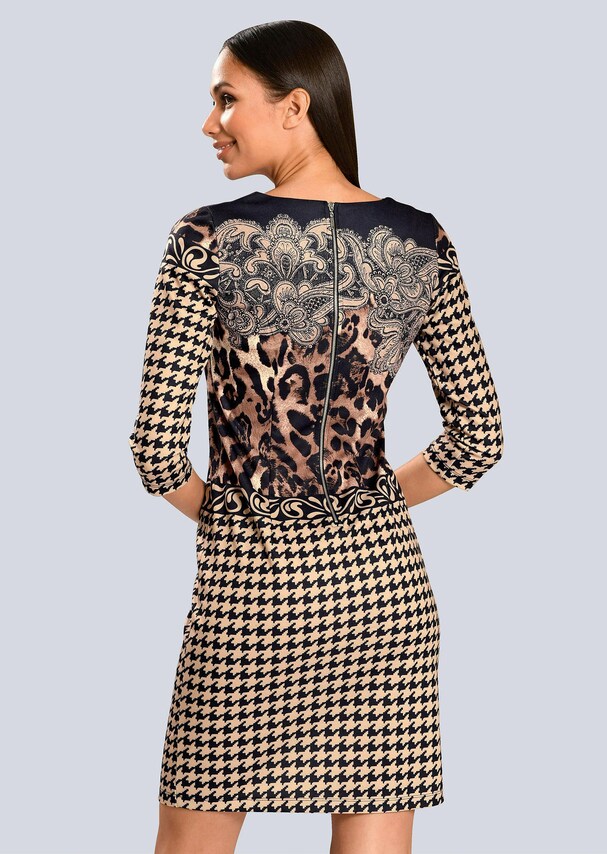 Etuikleid im Mustermix aus Jersey 2