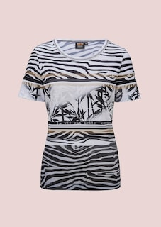 Jersey-Shirt mit Animal Print thumbnail 4