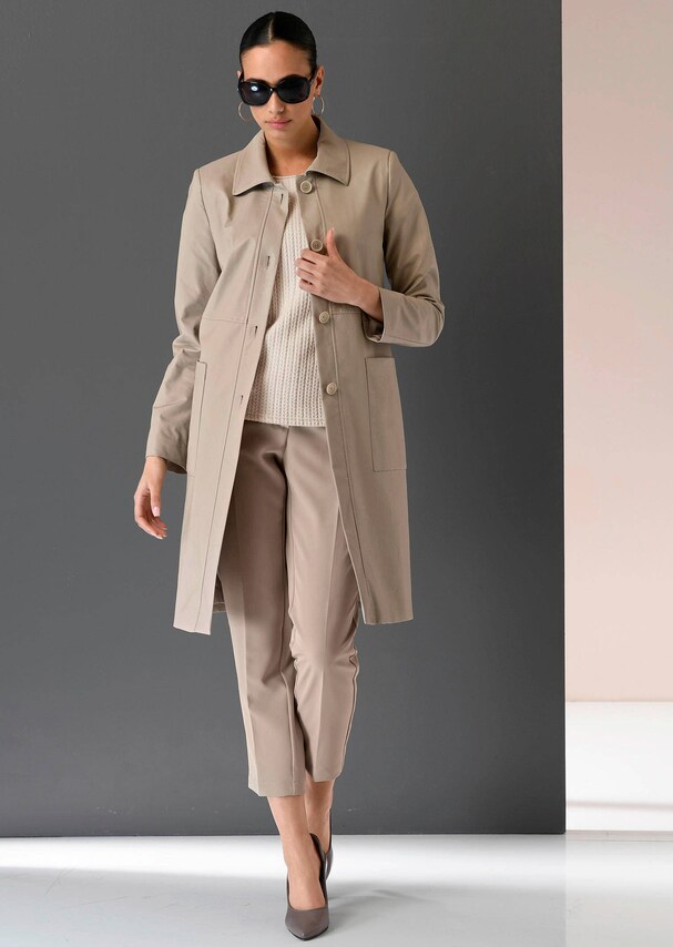 Mantel in modernen Lederoptik 2