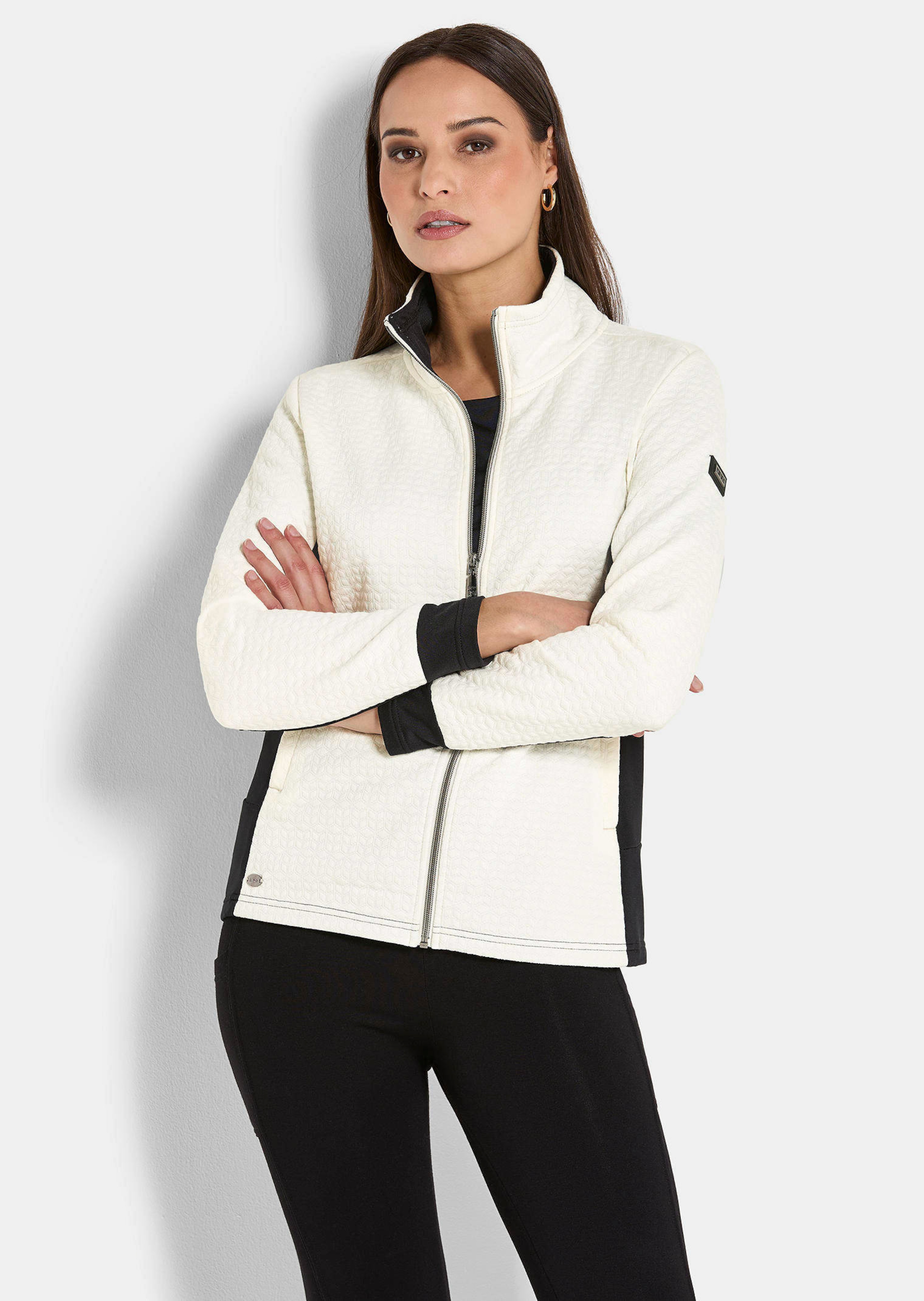 Freizeitjacke mit Steppmuster