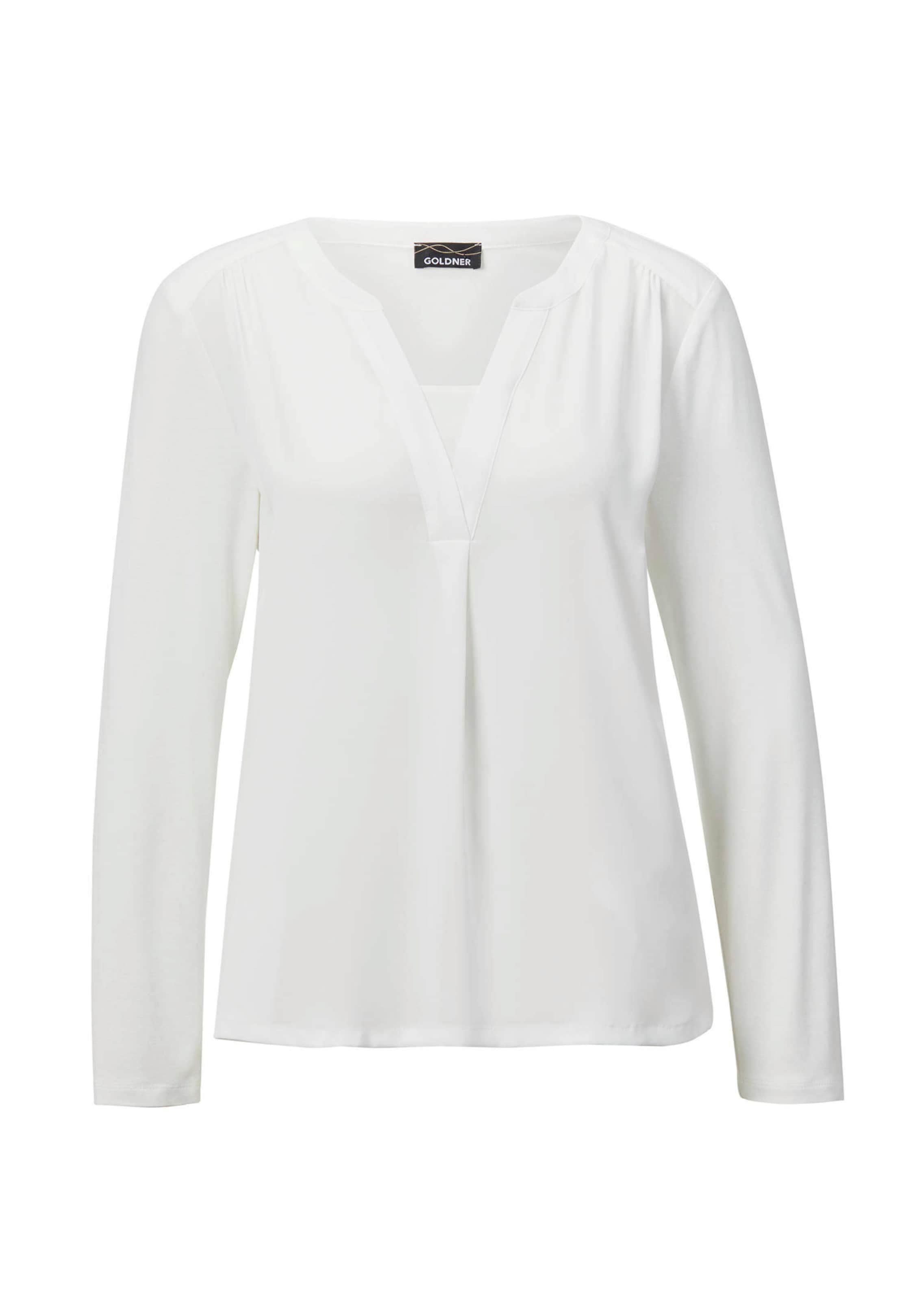 Blouseshirt met chiffon inzet