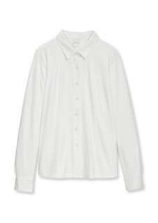 Plain jersey blouse thumbnail 6