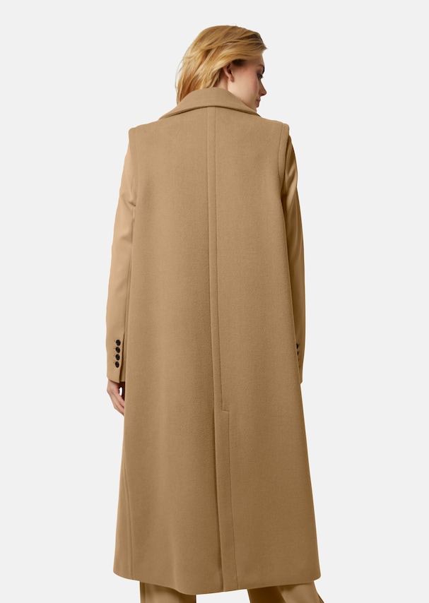 Ärmellose Longweste im Mantel-Look 2