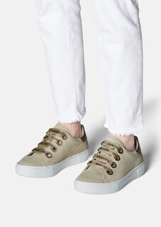 Schnür-Sneaker aus Veloursleder thumbnail 1