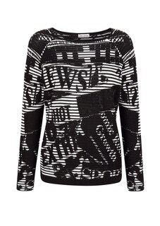 Druckpullover mit modischen Druckmuster thumbnail 5