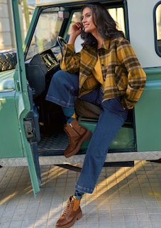 Kurzes Shacket im Karodesign thumbnail 7