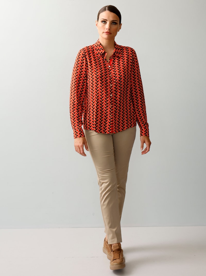 Shirt-style blouse