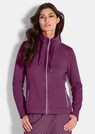 Veste sweat avec liens en satin thumbnail 1