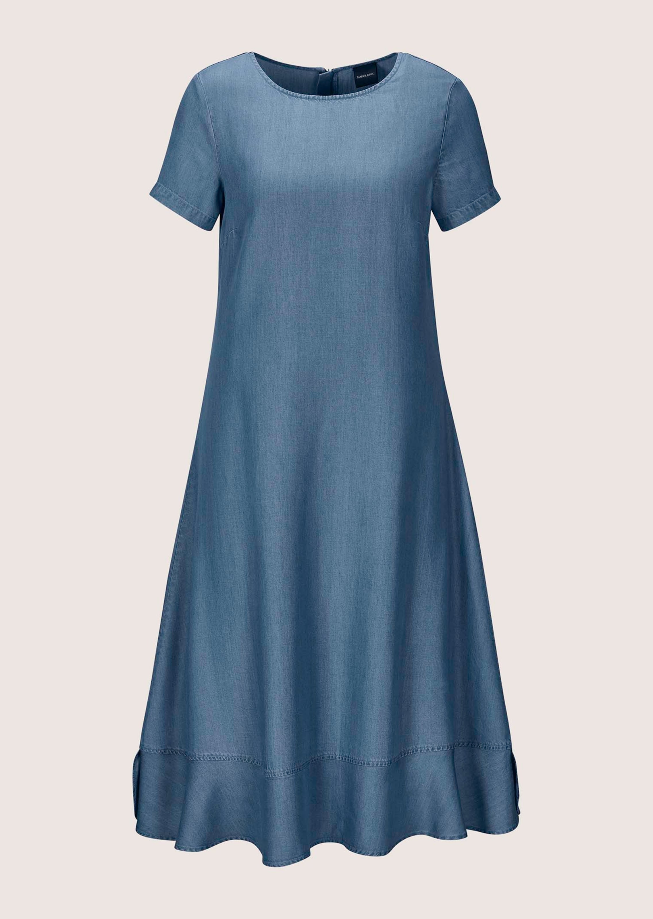 Luftiges Kleid in Jeansoptik