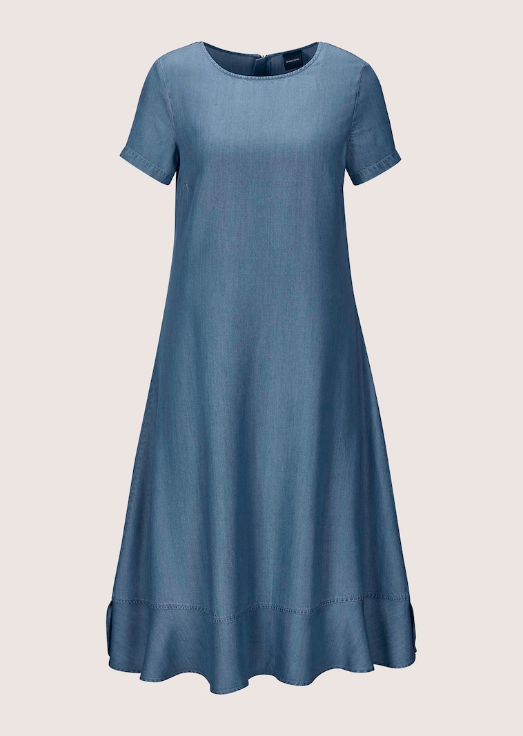 Luftiges Kleid in Jeansoptik