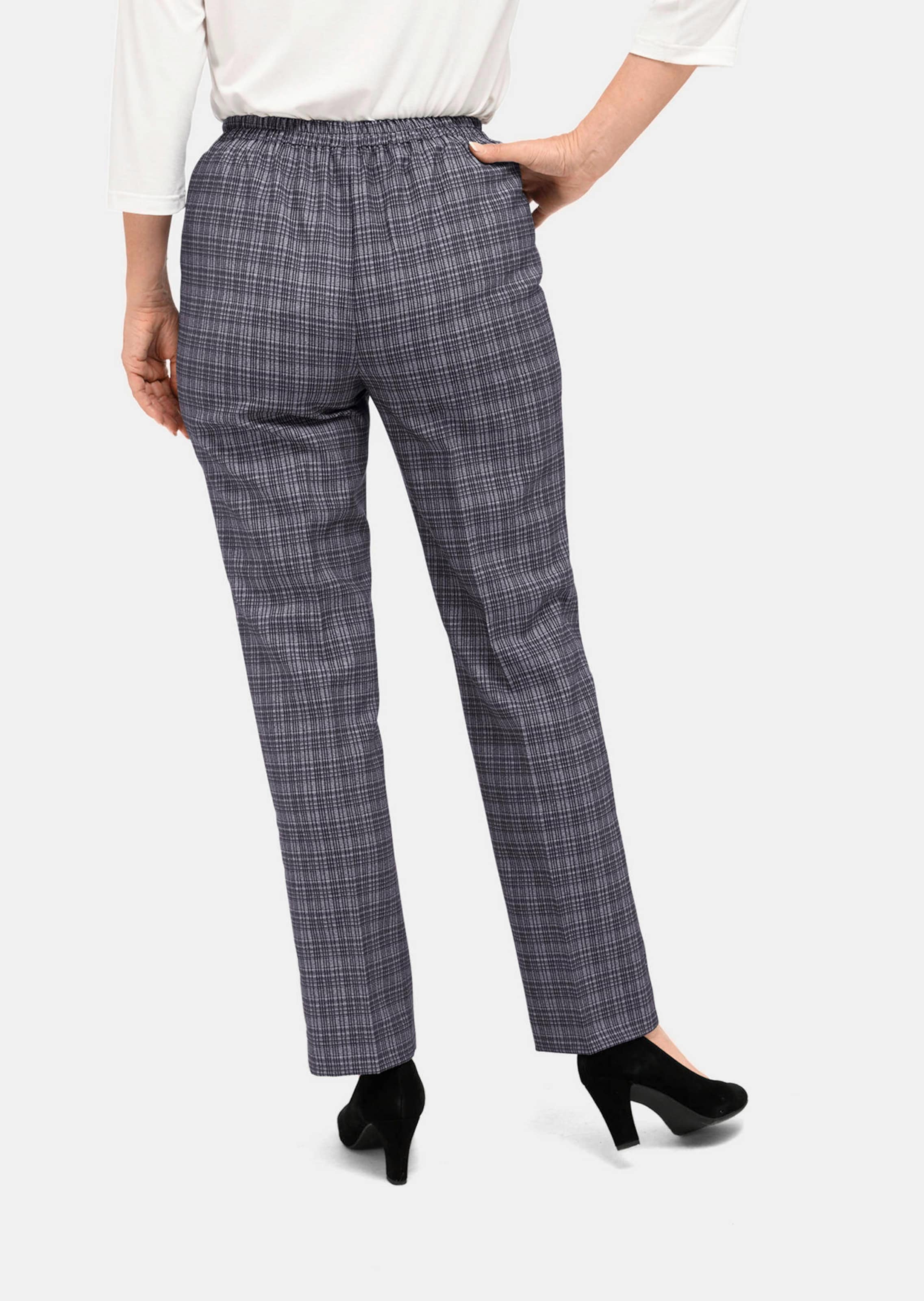 Pantalon à carreaux Re-fresh - gris - Gr. 285 de Goldner Fashion