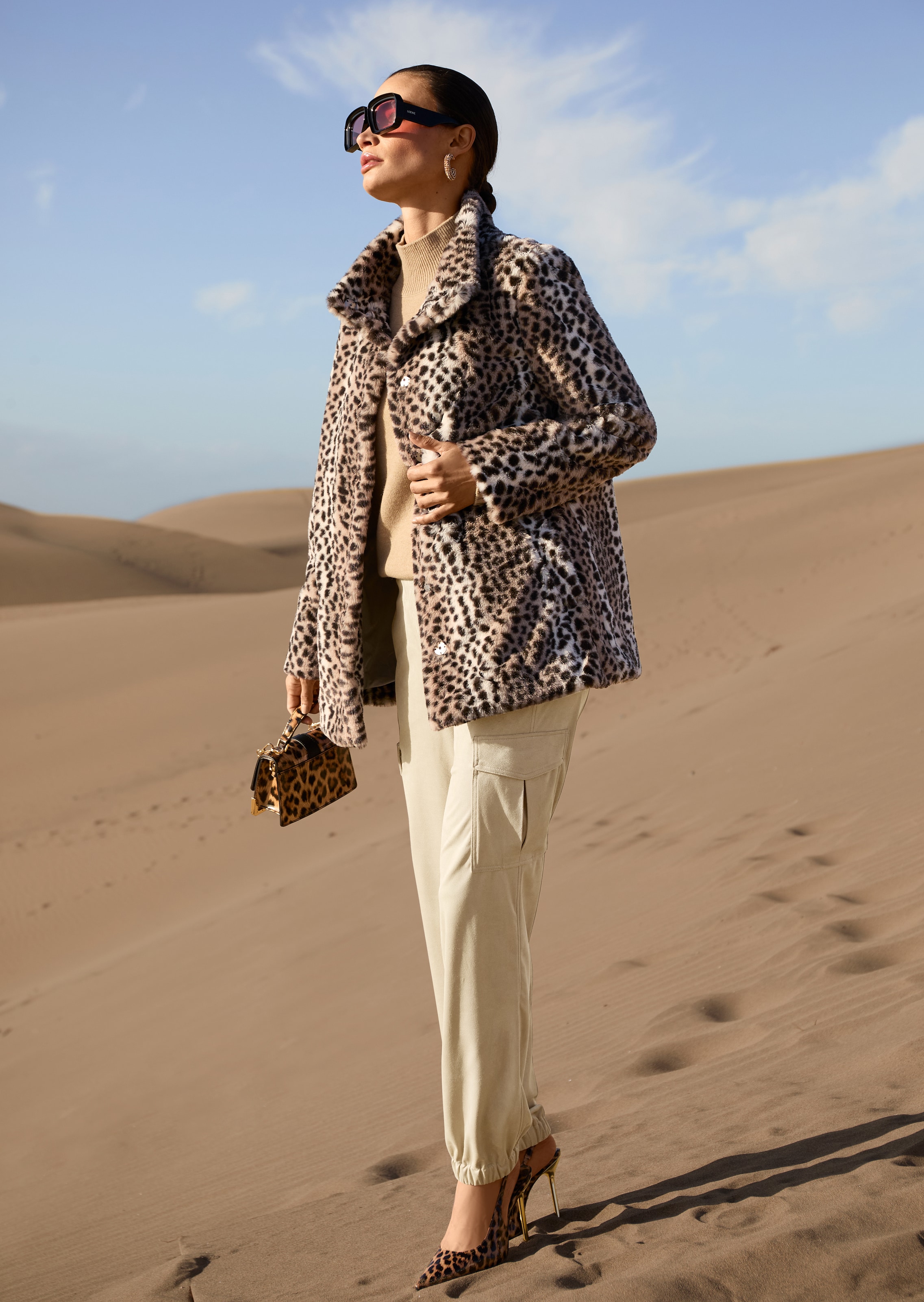 Schlupfhose im Cargo-Look