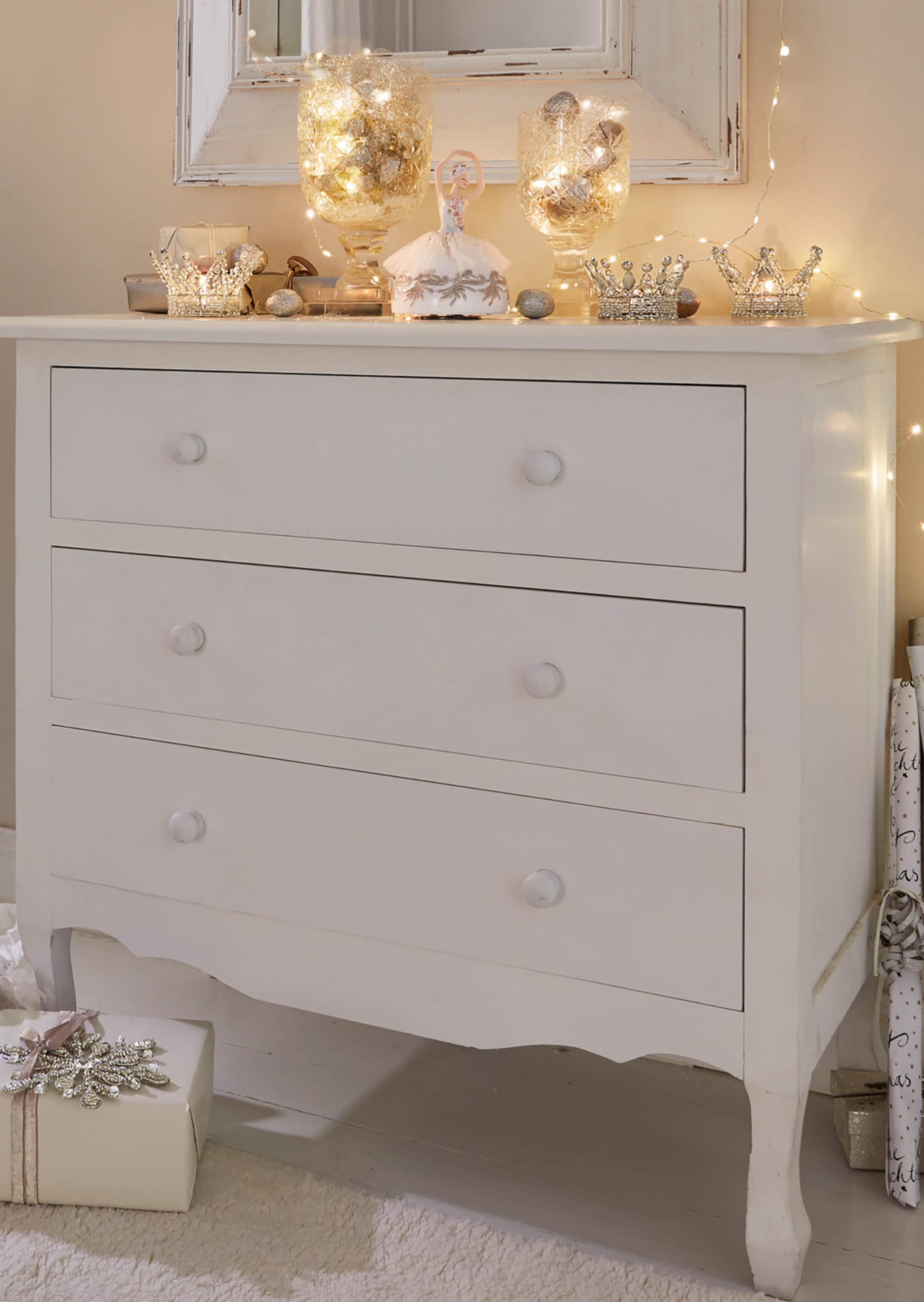 Lot de 3 lumignons - couleur argent - Gr. 0 de Goldner Fashion