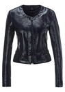 Kurze Jacke in Lackoptik thumbnail 1