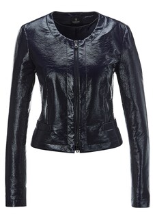 Kurze Jacke in Lackoptik thumbnail 1