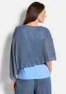 Elegantes Shirt mit Plissee-Überwurf thumbnail 3